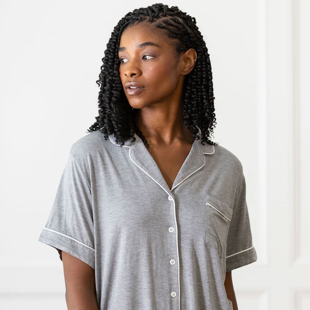 Bamboo Stretch-Knit Pajama Tops