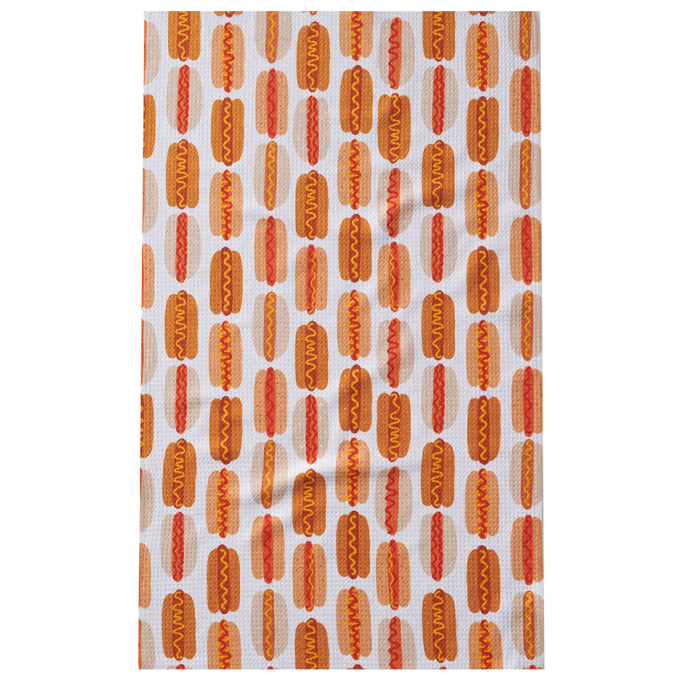 Hot Dogs of Summer Kitchen Tea Towel