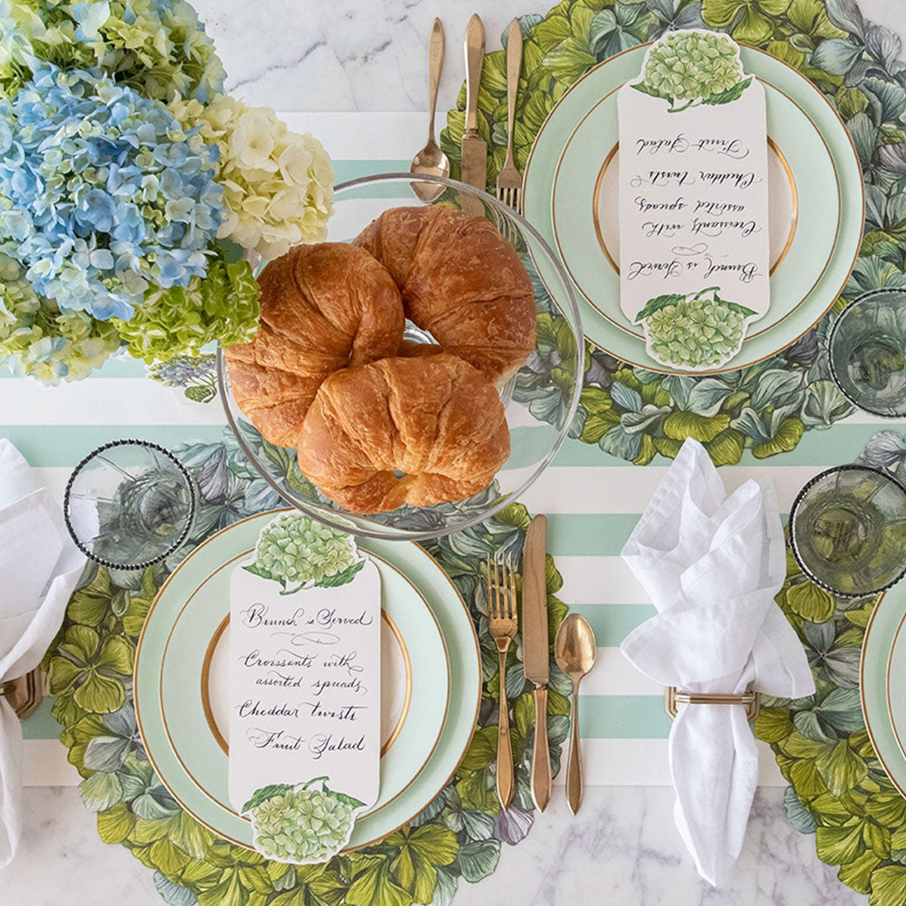 Hydrangea Paper Table Decor