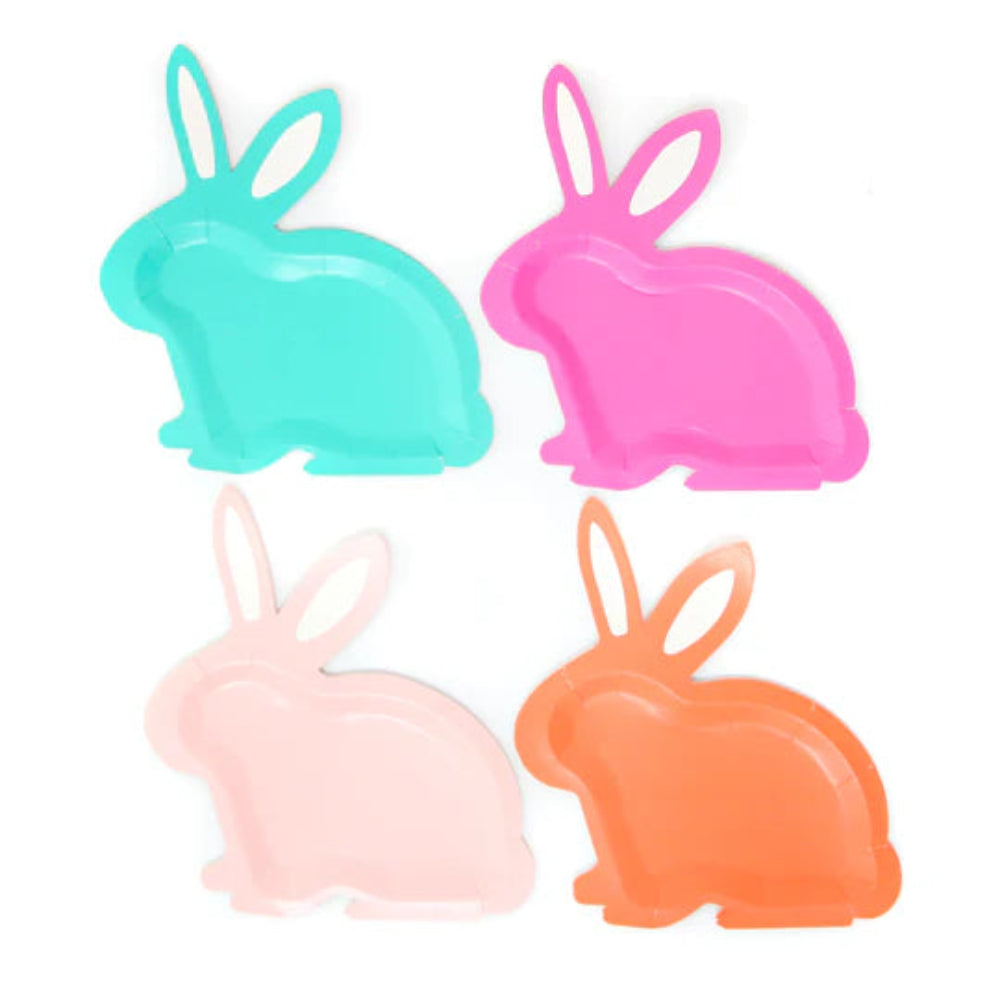 Bright Bunny Dinner Plates (set of 8)