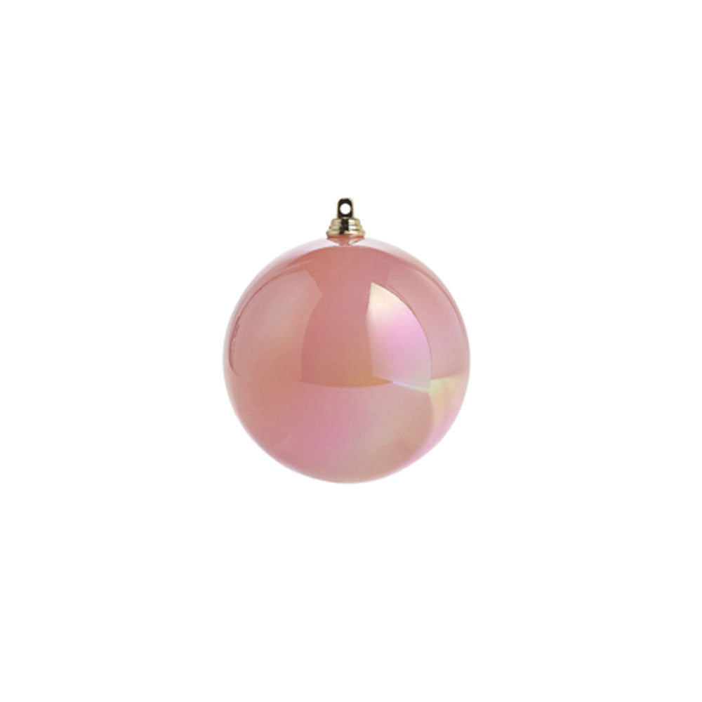 Iridescent Pink Ball Ornament