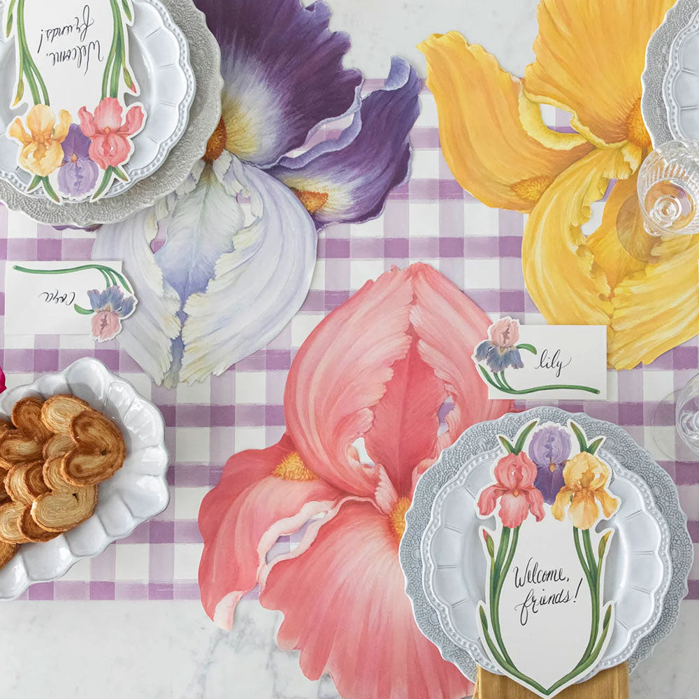 Iris Paper Table Decorations