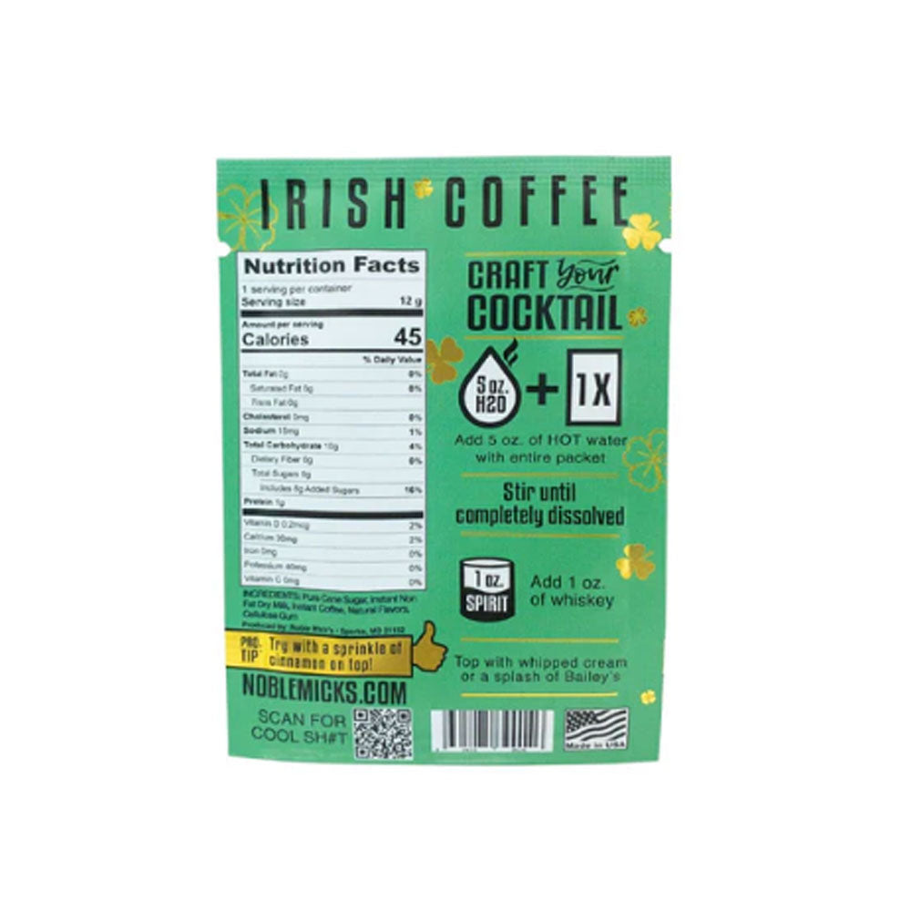 Irish Coffee Cocktail Mix Packet