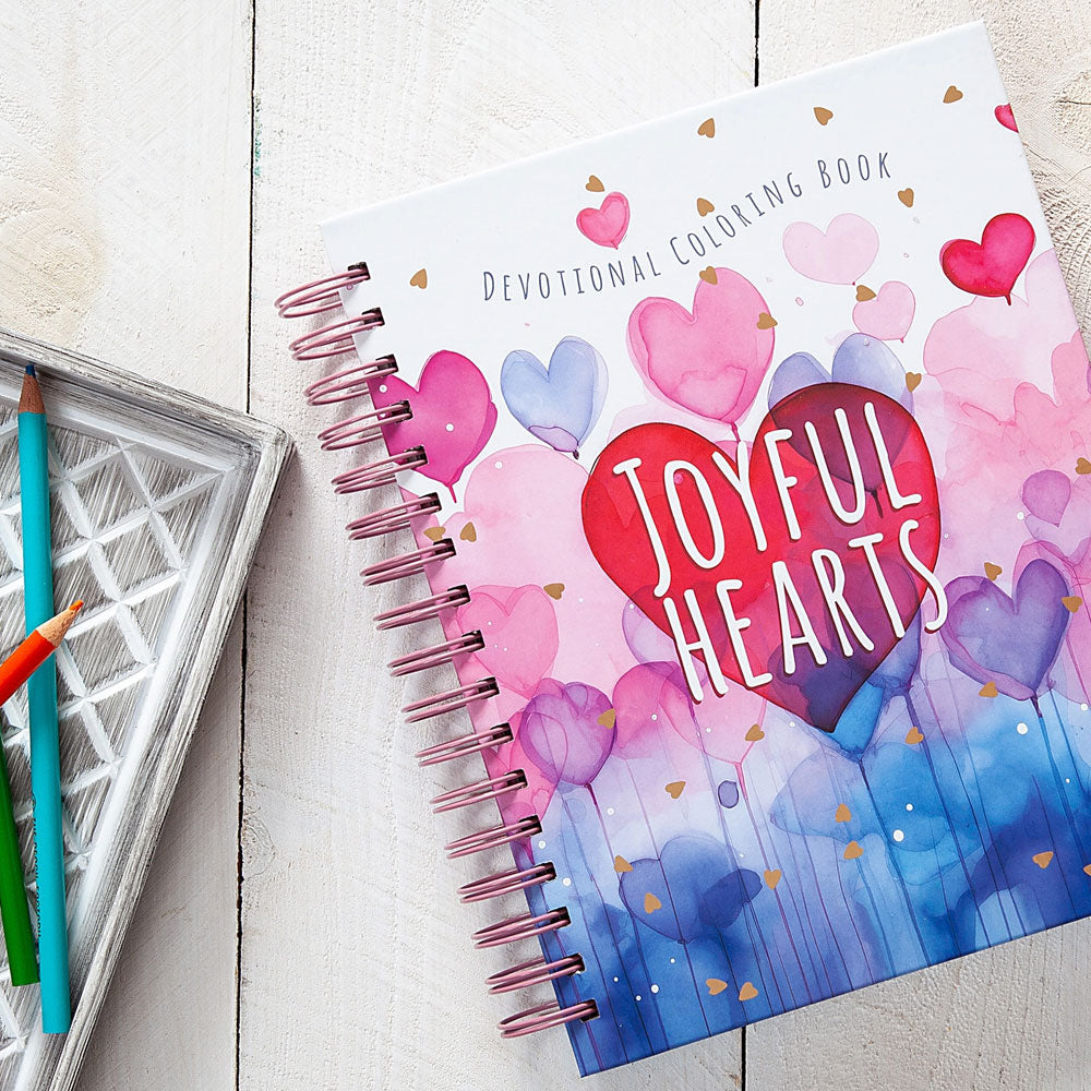 Joyful Hearts Devotional Coloring Book