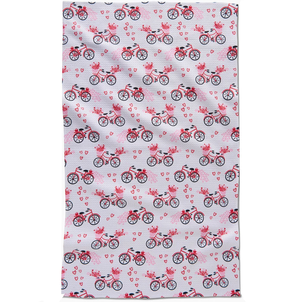 Love Bikes Tea Towel