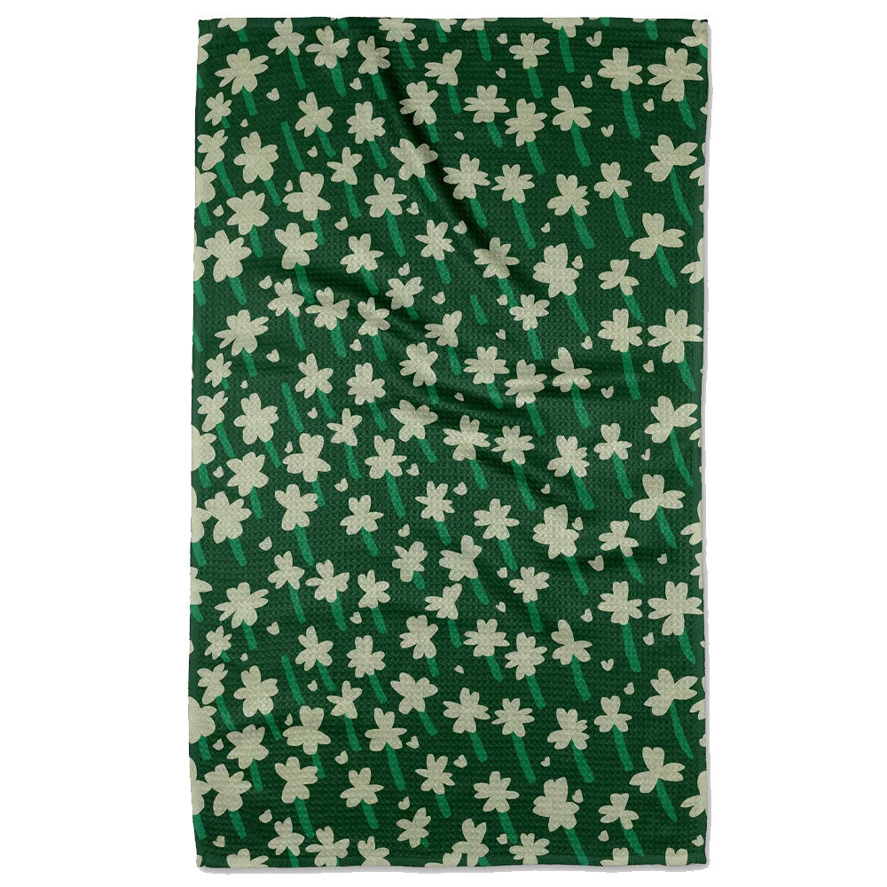 Luck In Bloom Kitchen Tea Towel