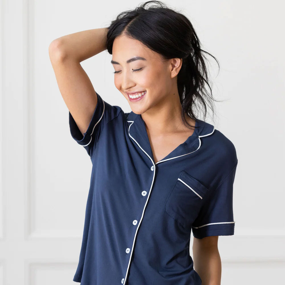 Bamboo Stretch-Knit Pajama Tops