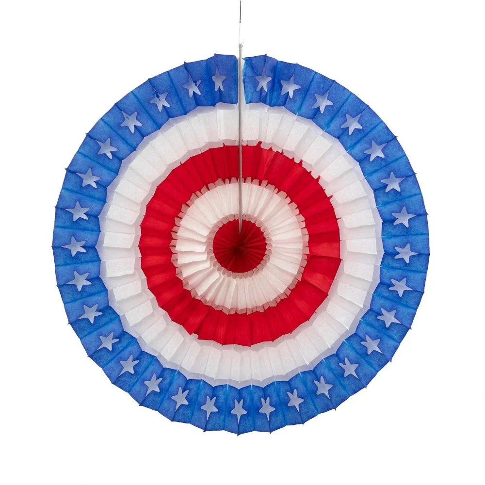 Patriotic Honeycomb Decorations