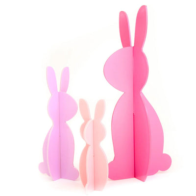 Colorful Acrylic Bunnies