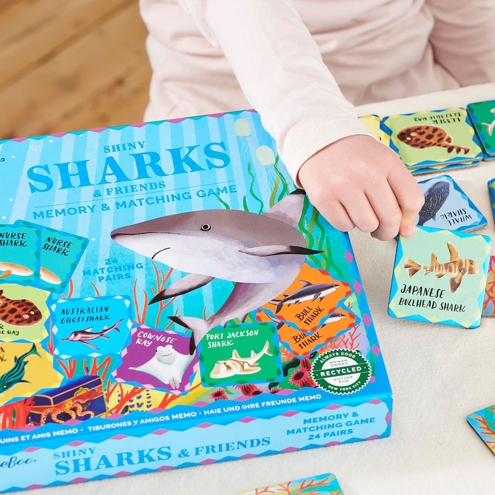 Shark & Friends Shiny Memory Matching Game