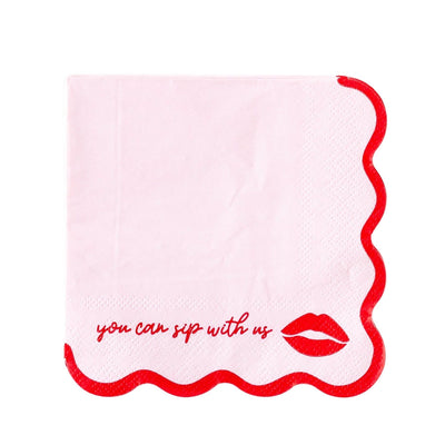 You Can Sip with Us Cocktail Napkin