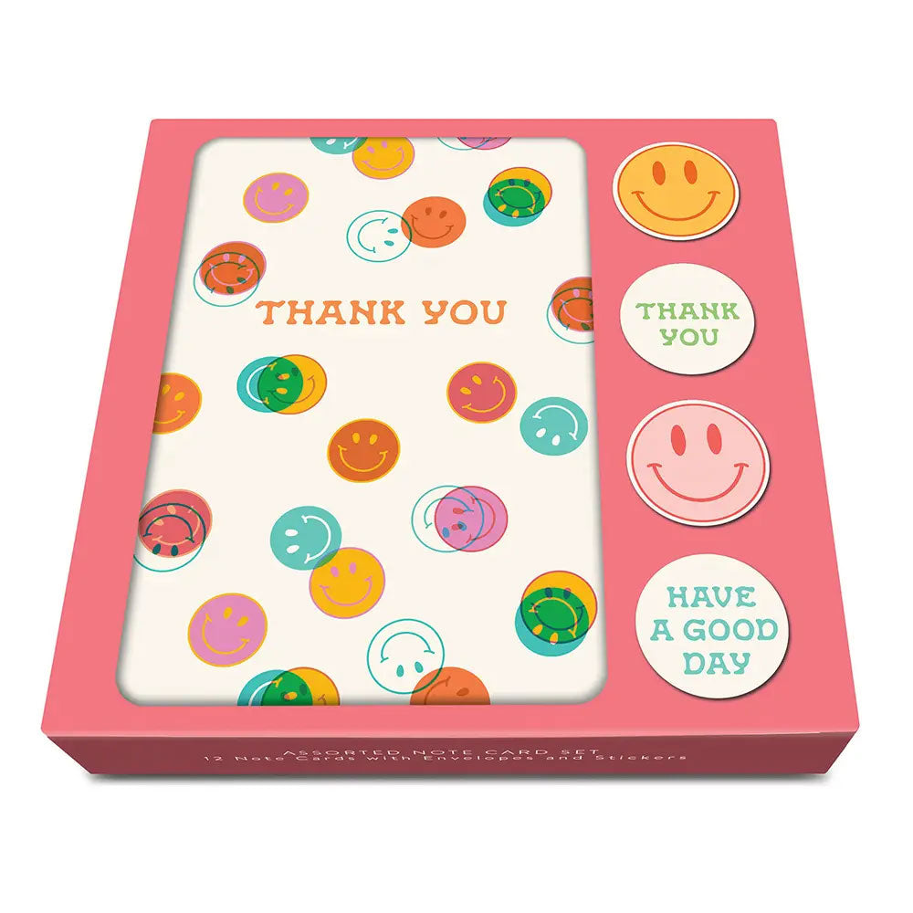 Be All Smiles Note Card Set with Stickers