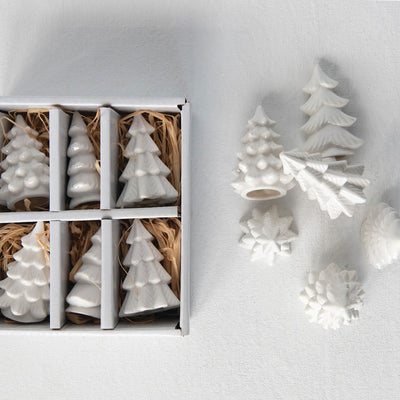 Stoneware Trees (set of 6)