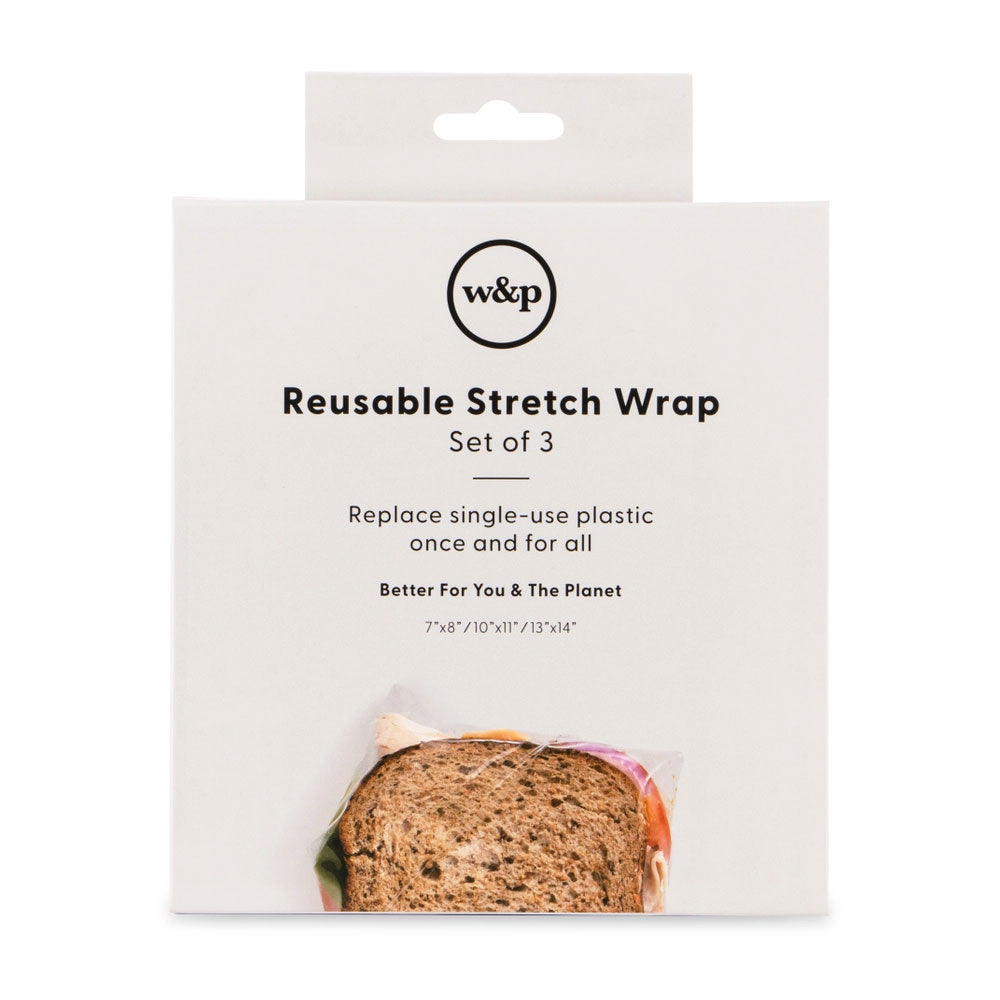 Reusable Silicone Stretch Wrap Set of 3