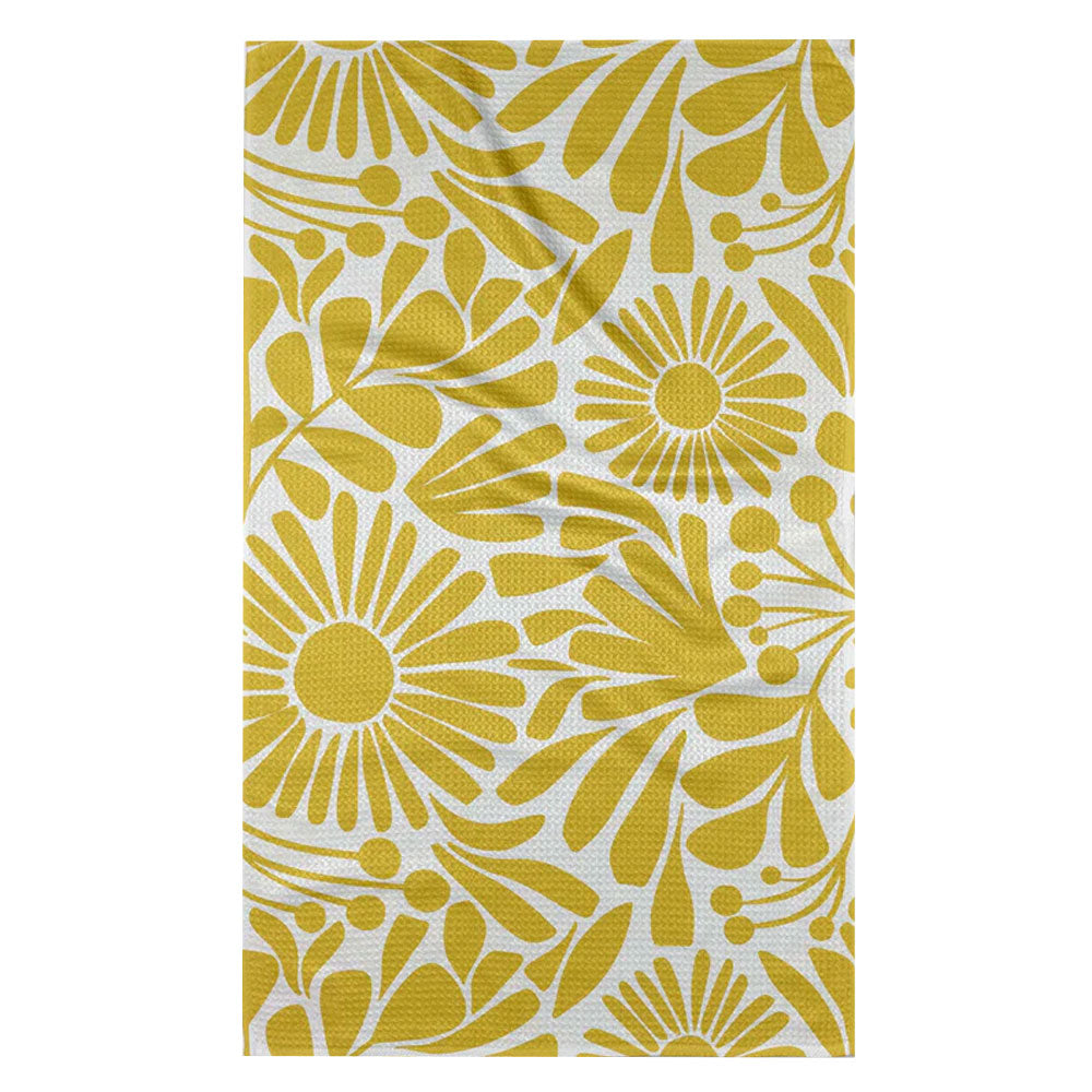 Sunlit Blooms Tea Towel