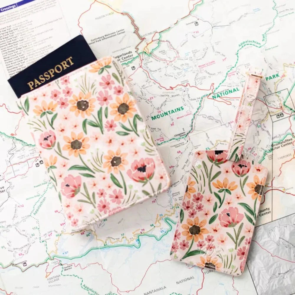 Floral Passport Cover