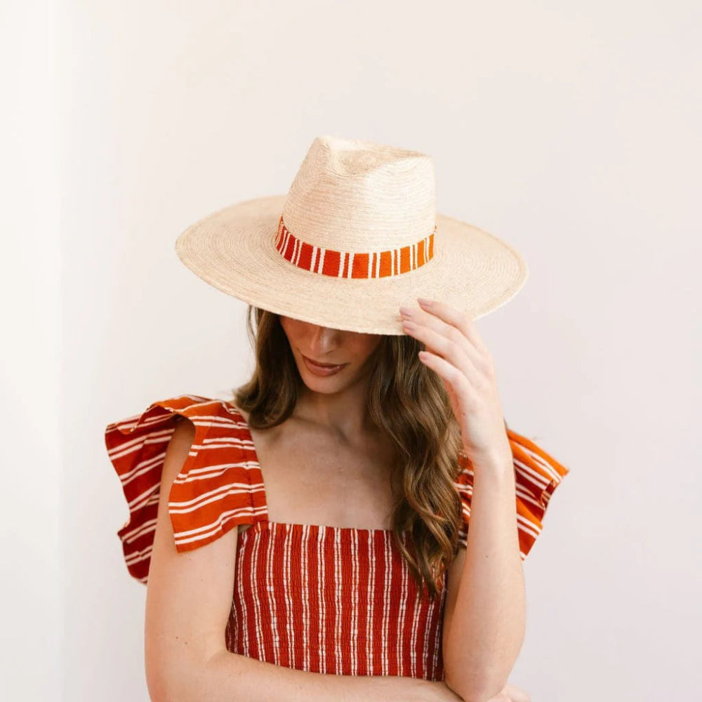 Hemingway Stripe Palm Hat