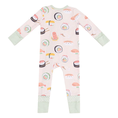 Sushi Pink Zipper Romper