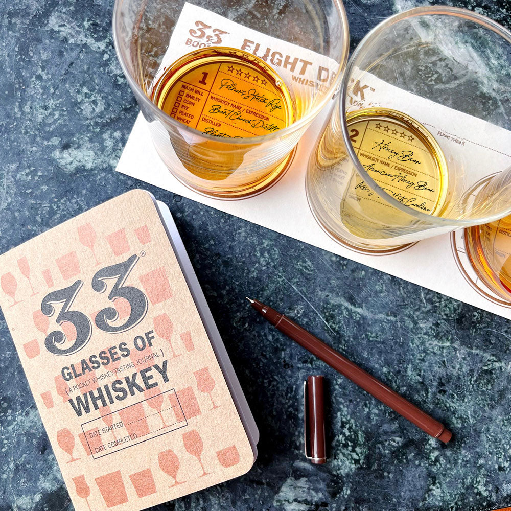 33 Glasses of Whiskey (Whiskey Tasting Journal)