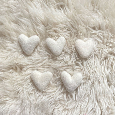 Mini Felt Hearts