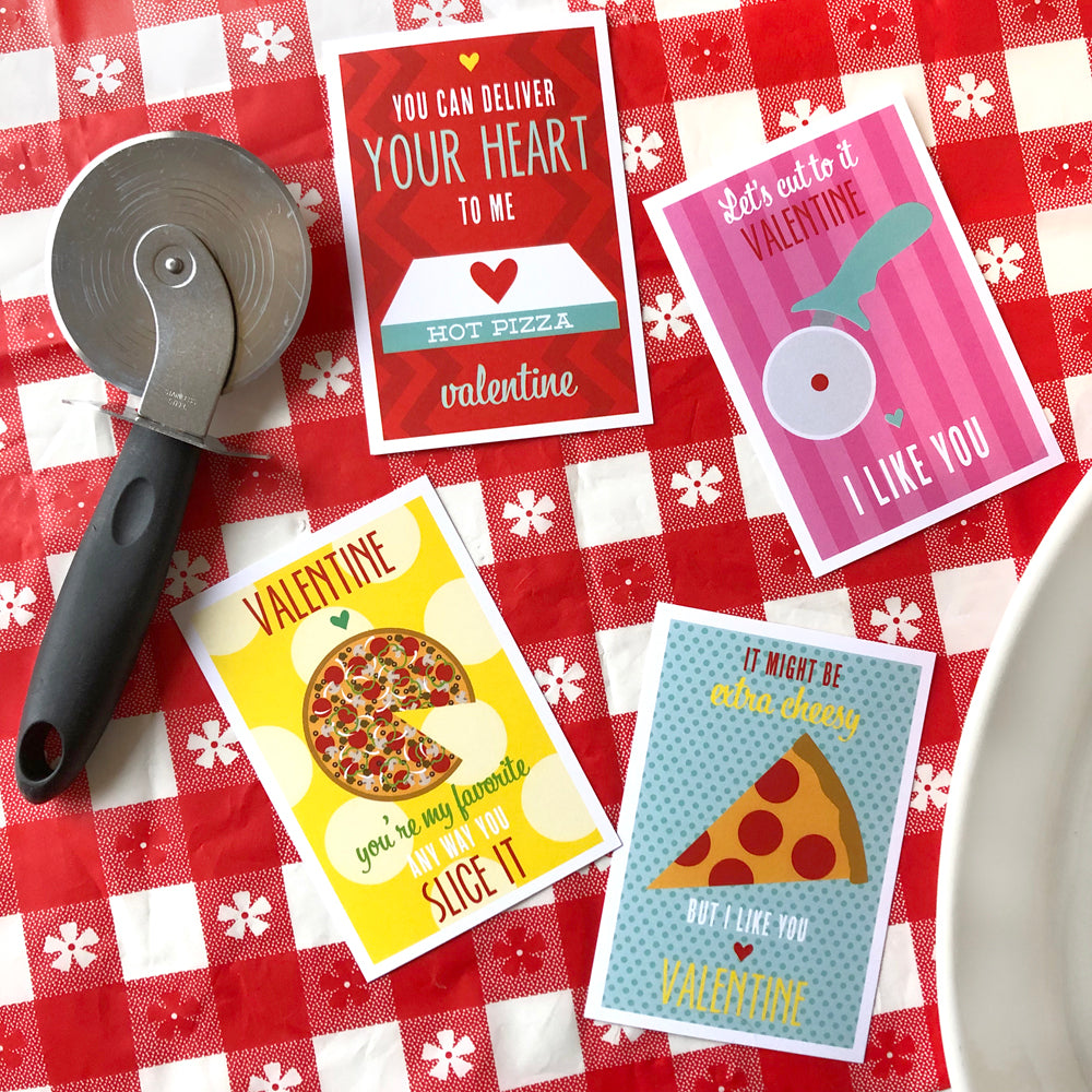 pizza punny valentines on barquegifts.com