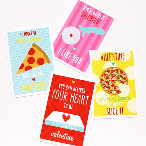 pizza punny valentines on barquegifts.com