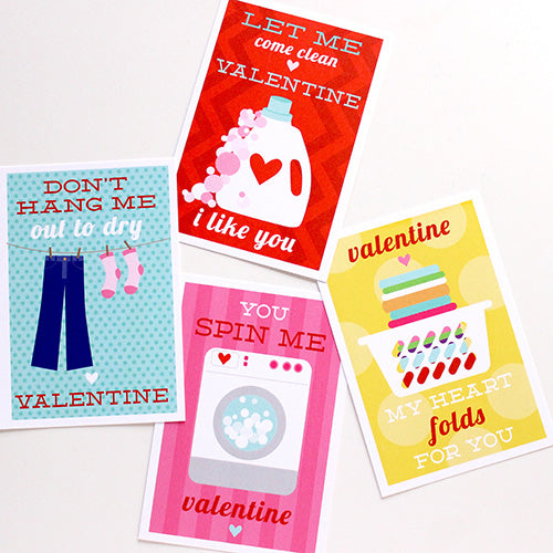 laundry punny valentines on barquegifts.com