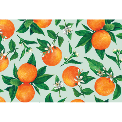 Orange Paper Table Decorations