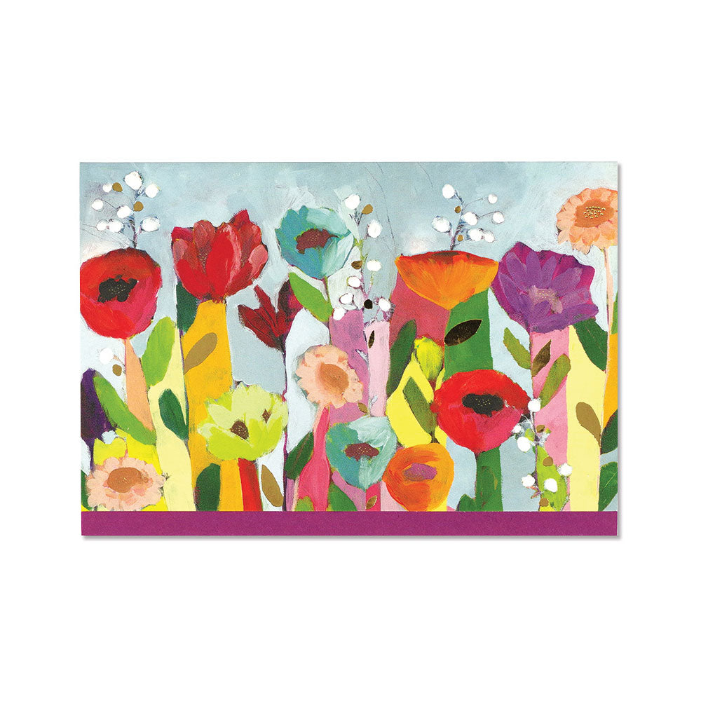 Brilliant Floral Thank You Note Cards