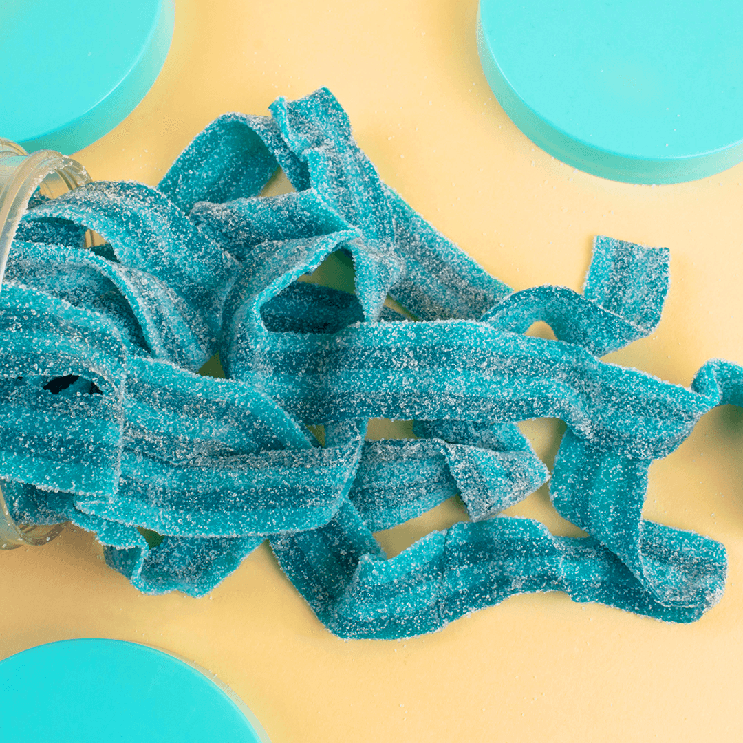 Blue Razz Sour Belts - Barque Gifts