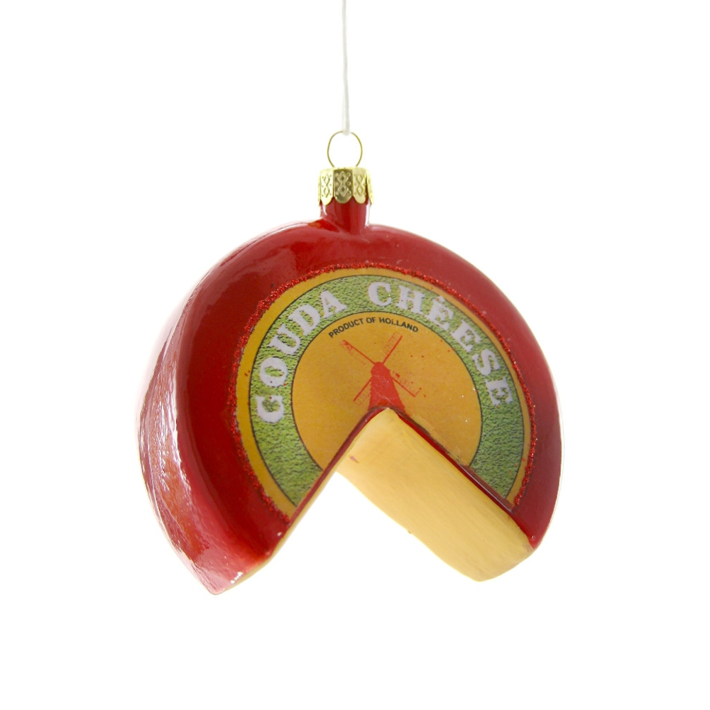 Gouda Cheese Wheel Ornament