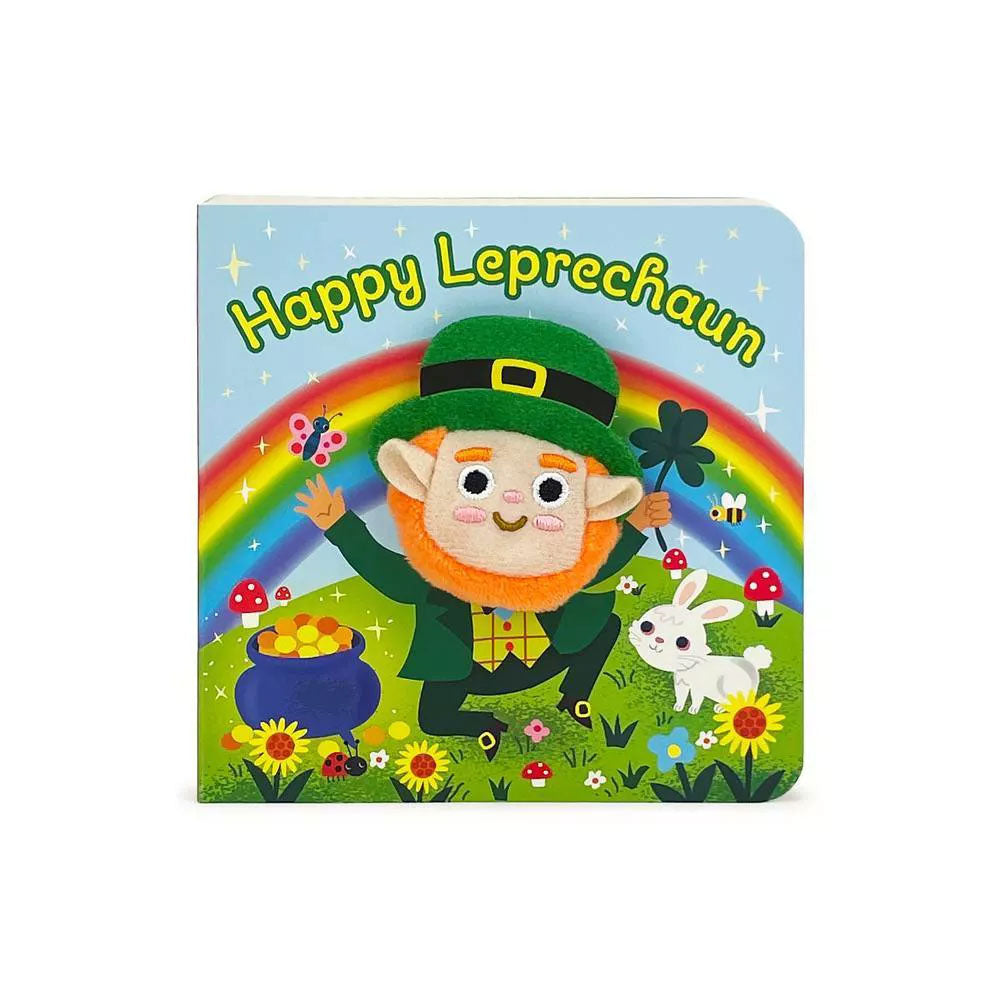 Happy Leprechaun Finger Puppet Book