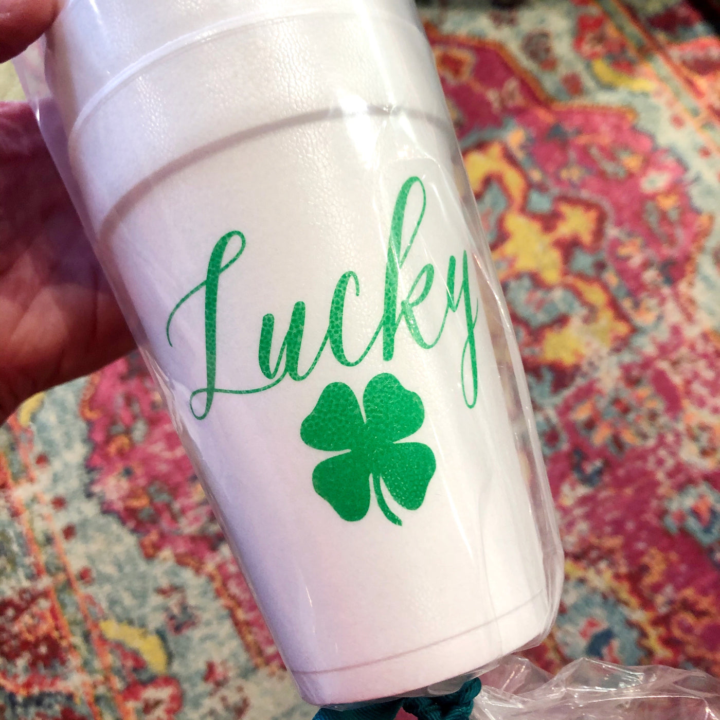 St. Patrick's Day Foam Cups - Barque Gifts