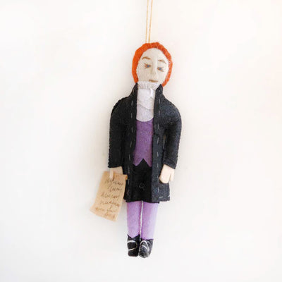 thomas jefferson felted ornament on barquegifts.co