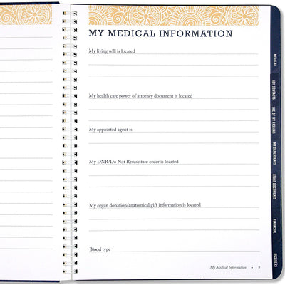 Peace of Mind Planner - Barque Gifts