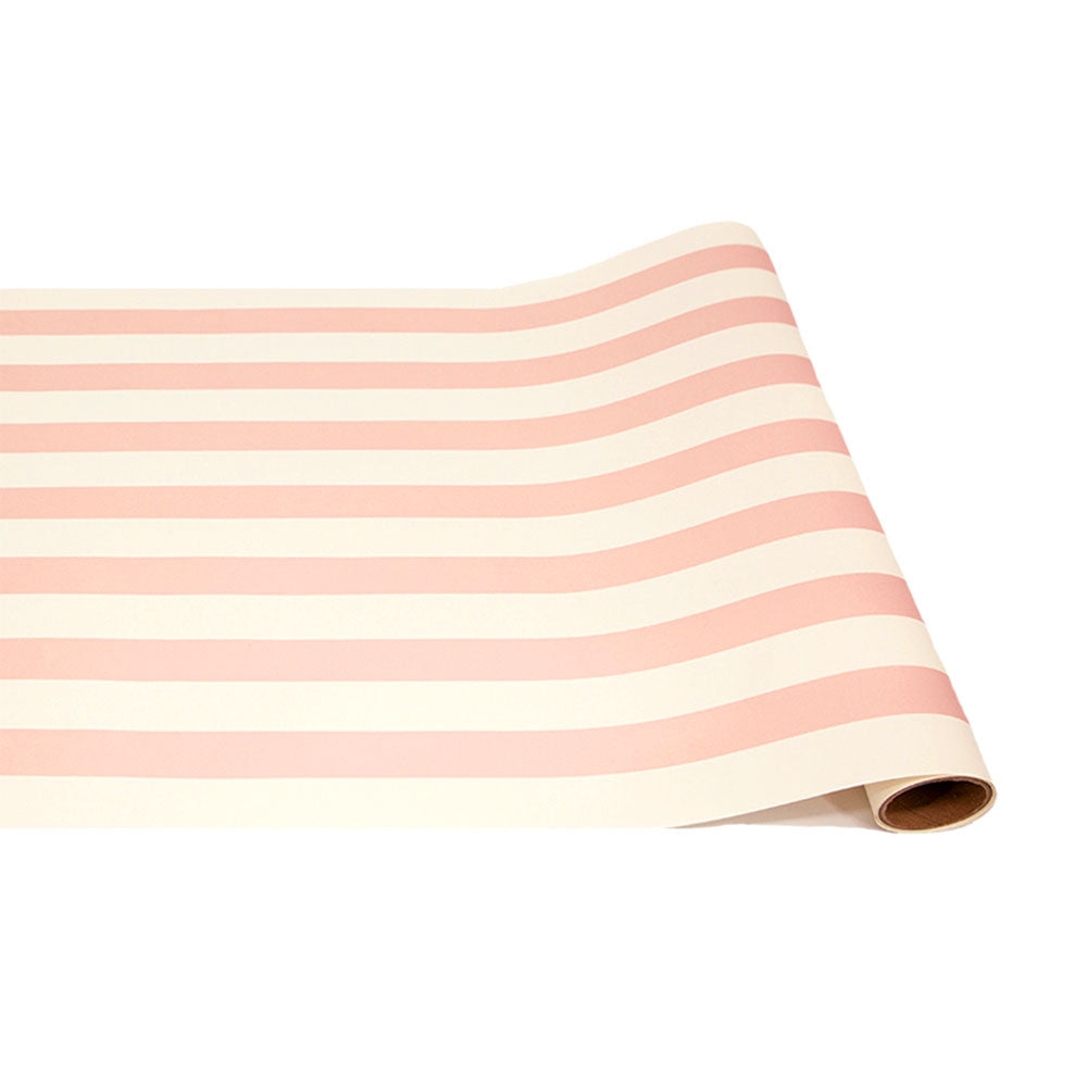 pink stripe paper table runner on barquegifts.com