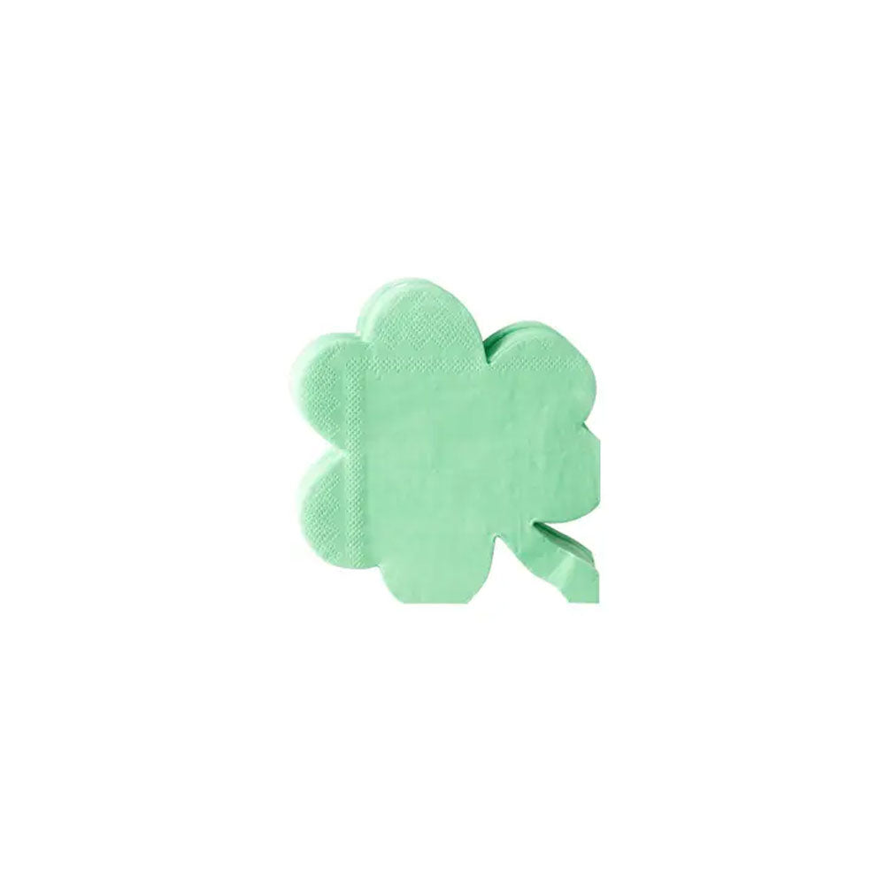 Mini Shamrock-Shaped Beverage Napkins